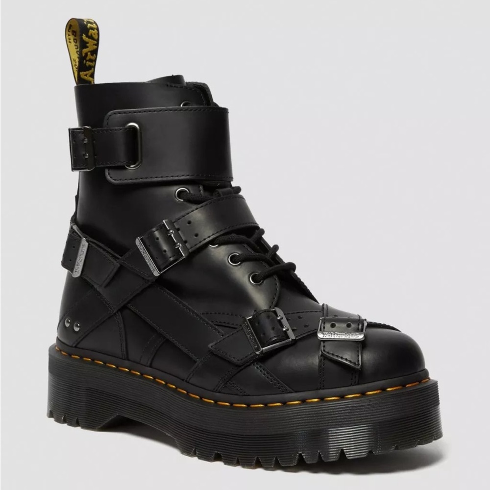 Dr Martens Jadon Strap Platform Leather Boot